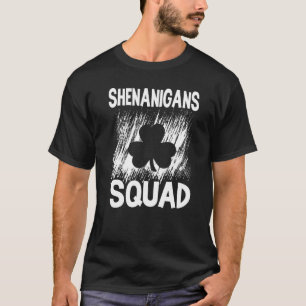 Camiseta Shenanigans Squad Dia de São Patrício Irlandês