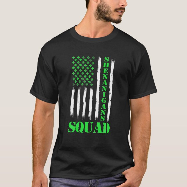 Camiseta Shenanigans Squad Dias de São Patrícios Men (Frente)