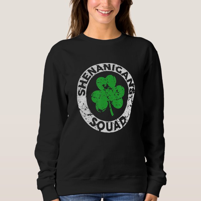 Camiseta Shenanigans Squad Funny St Patrick's Day Matching  (Frente)