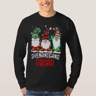 Camiseta Shenanigans Squad Gnomes Christmas 2022 Family Paj