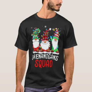 Camiseta Shenanigans Squad Gnomes Christmas 2022 Family Paj