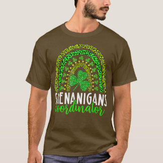 Camiseta Shenanigans Squad Irish Leopard Rainbow Rua Patric