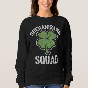 Camiseta Shenanigans Squad Irish Shamrock Funny Rua Patrick
