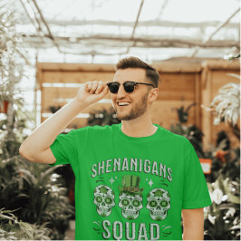 Camiseta Shenanigans Squad Rua. Dia de Patrick