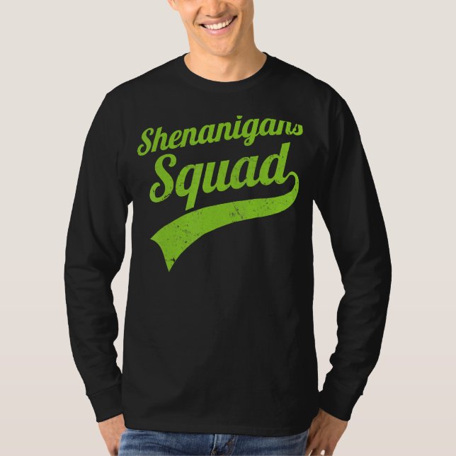 Camiseta Shenanigans Squad Rua Patrick S Day (Frente)