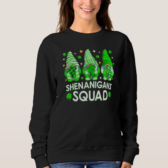 Camiseta Shenanigans Squad St Patrick's Day Gnomes Gnomies  (Frente)