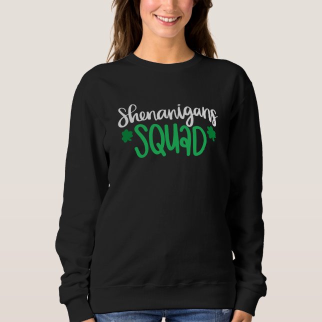 Camiseta Shenanigans Squad St Patrick's Day Men Women Kids (Frente)