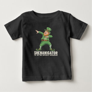 Camiseta Shenanigator Dabbing Leprechaun Dia de São Patríci