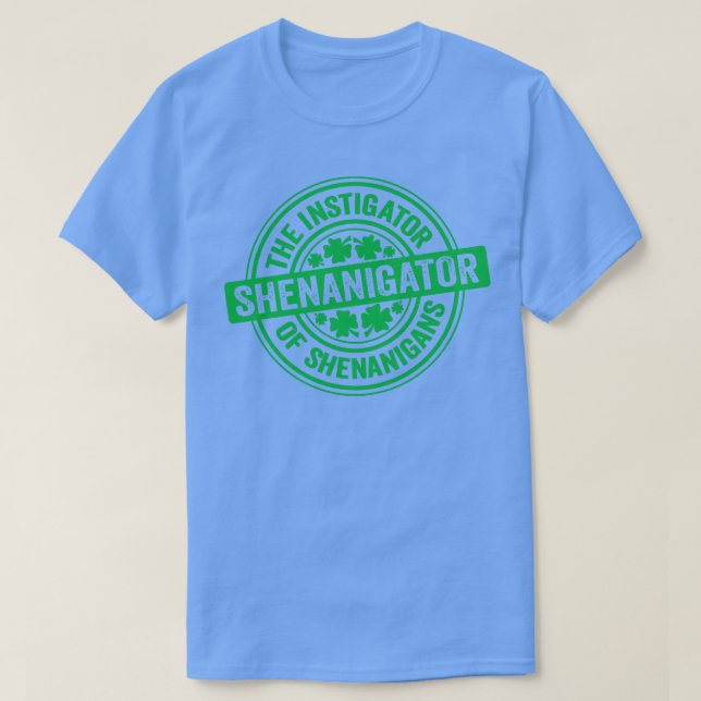 Camiseta Shenanigator Green (Frente do Design)