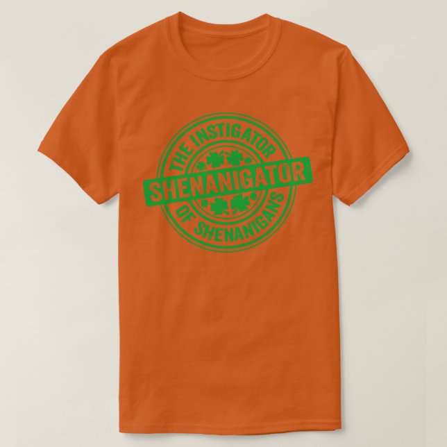 Camiseta Shenanigator Green (Frente do Design)