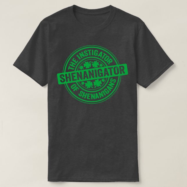 Camiseta Shenanigator Green (Frente do Design)