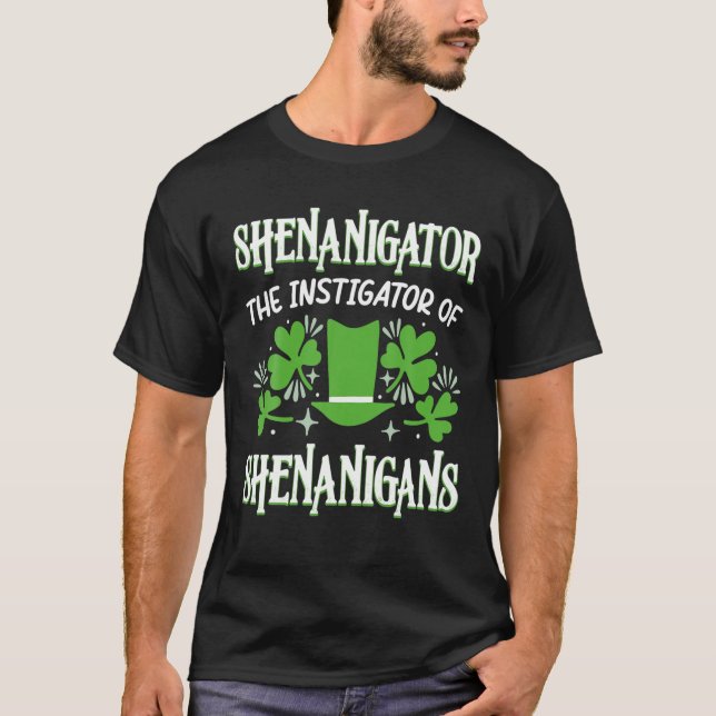 Camiseta Shenanigator O Instigador Da Rua De Shenanigans. (Frente)
