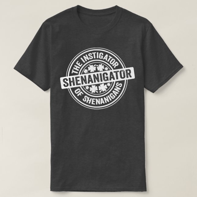Camiseta Shenanigator White (Frente do Design)