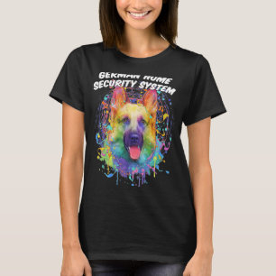 Camiseta Shepar do Sistema de Segurança Doméstico Alemão