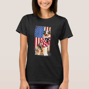 Camiseta Shepherd American Flag Usa Patriotic Do