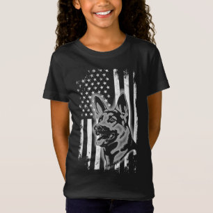 Camiseta Shepherd American Flag USA Patriotic Dog Lov
