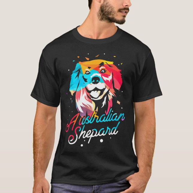 Camiseta Shepherd Aussie Border Collie australiano (Frente)