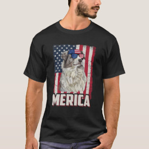 Camiseta Shepherd EUA Flag Merica 4 De Julho