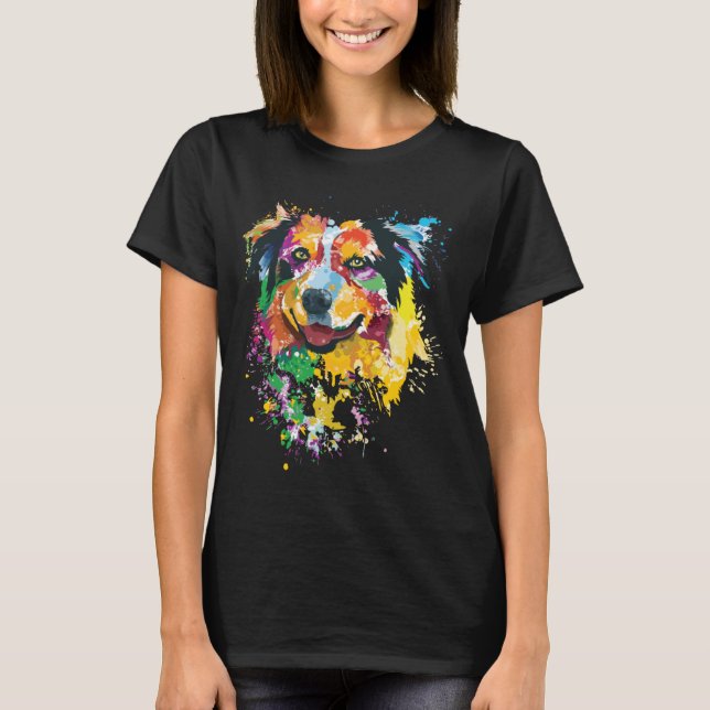 Camiseta Shepherd Gift Australiano para Aussie Mãe Australi (Frente)