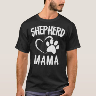 Camiseta Shepherd Mama Dog Proprietário de Cachorro Alemã