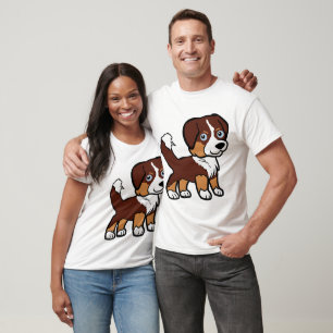 Camiseta Shepherd Red Tri Miniatura Americana com Cauda