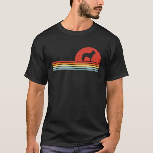 Camiseta Shepherd Retro Vintage Holandês (Frente)