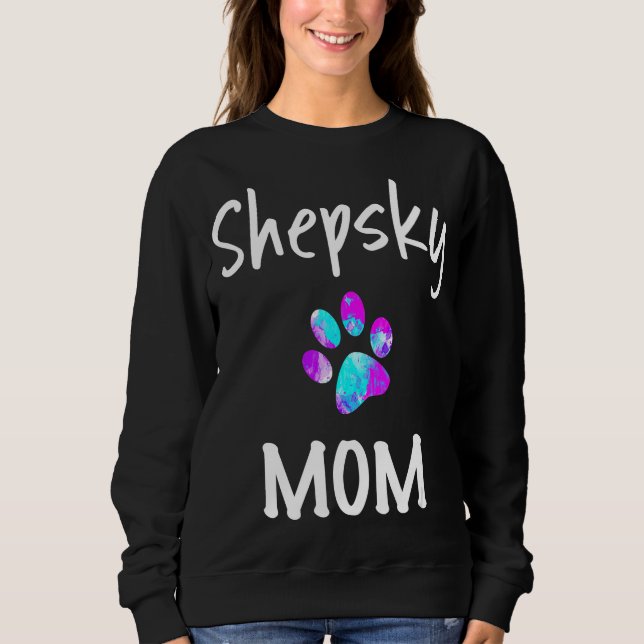 Camiseta Shepsky Mãe German shepherd Rouco Mix Dog Propriet (Frente)