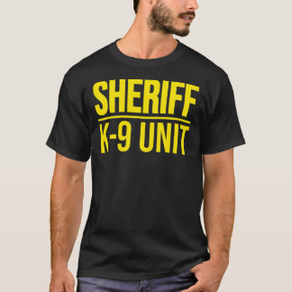 CAMISETA SHERIFF K-9 UNIT POLICE DOG UNIFORME OFFICER COSTU