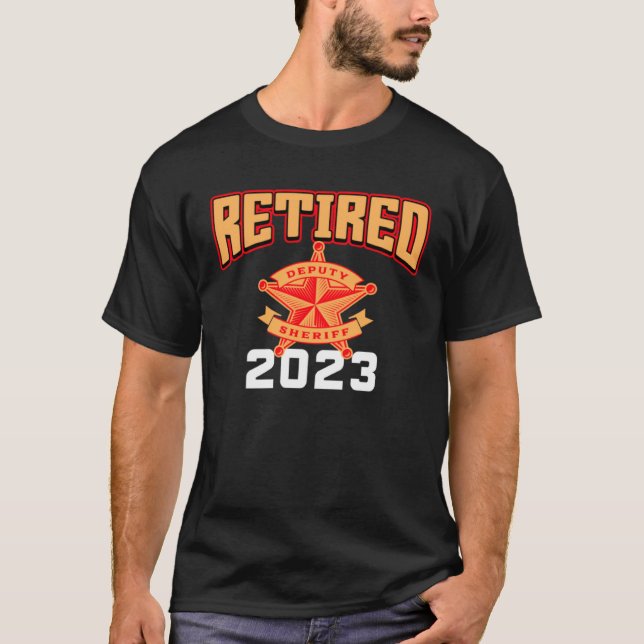 Camiseta Sheriff Retirement 2023 Law Enforcement (Frente)