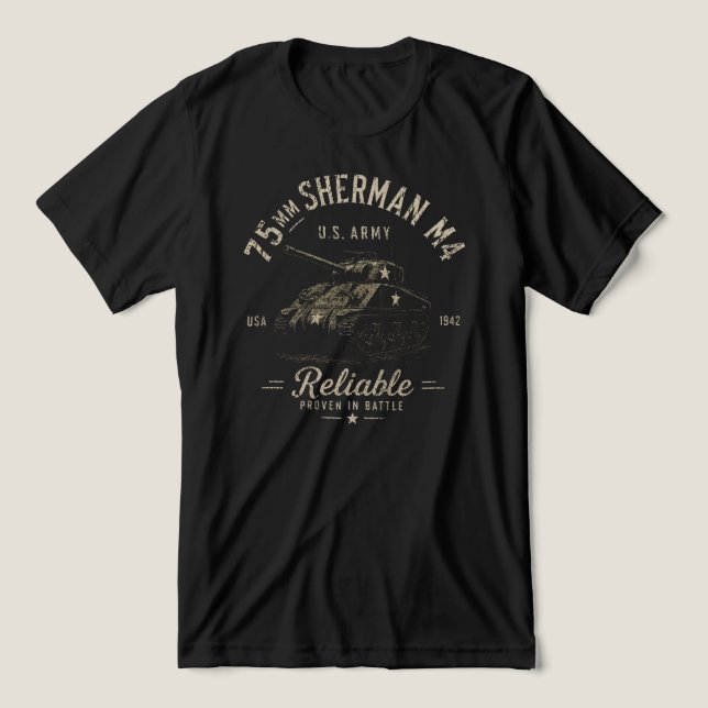 Camiseta Sherman M4  (Design frontal)