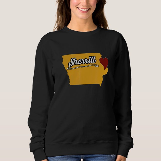 Camiseta SHERRILL IOWA IA USA  Cute Souvenir Merch  US City (Frente)