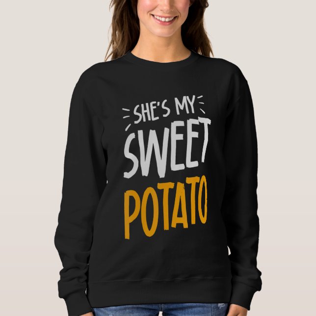 Camiseta She's My Sweet Potato I YAM Couple's Matching Than (Frente)