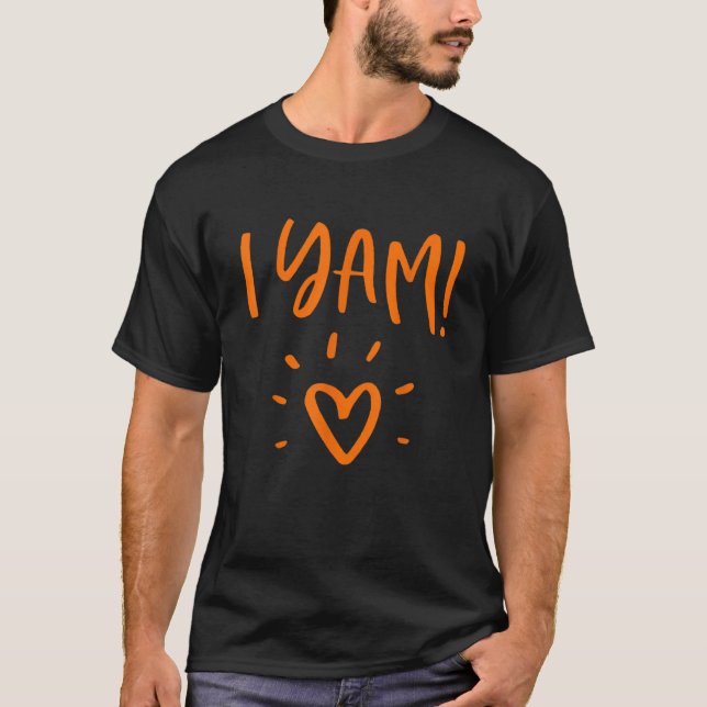 Camiseta She's My Sweet Potato I Yam Set Couples Thanksgivi (Frente)
