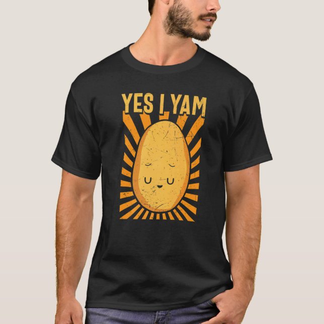 Camiseta She's My Sweet Potato I Yam Set Couples Thanksgivi (Frente)