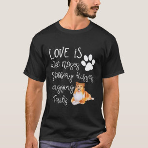 Camiseta Shetland Sheepdog Gift Lover I Love My Sheltie