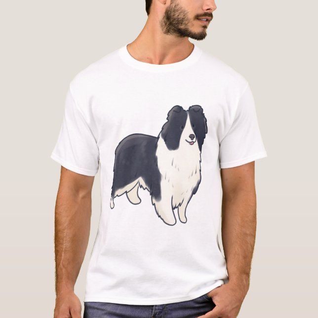 Camiseta Shetland sheepdog Magic (Frente)