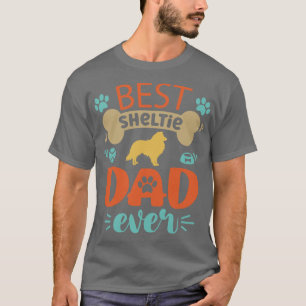 Camiseta Shetland Sheepdog Pai