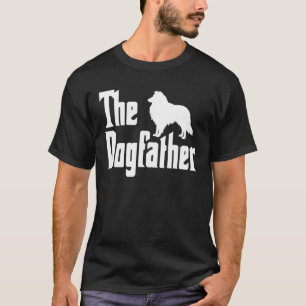 Camiseta Shetland Sheepdog Pai Sheltie Dogdad Sheltie Da