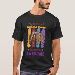 Camiseta Shetland Shetty Horse Girl Sayrian