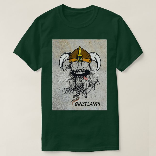Camiseta Shetland Viking (Frente do Design)