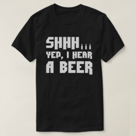 Camiseta Shhh. Eu ouço um urso engraçado