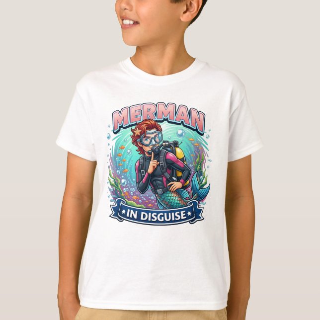 Camiseta Shhh! Guarde o Segredo do Mar (Frente)