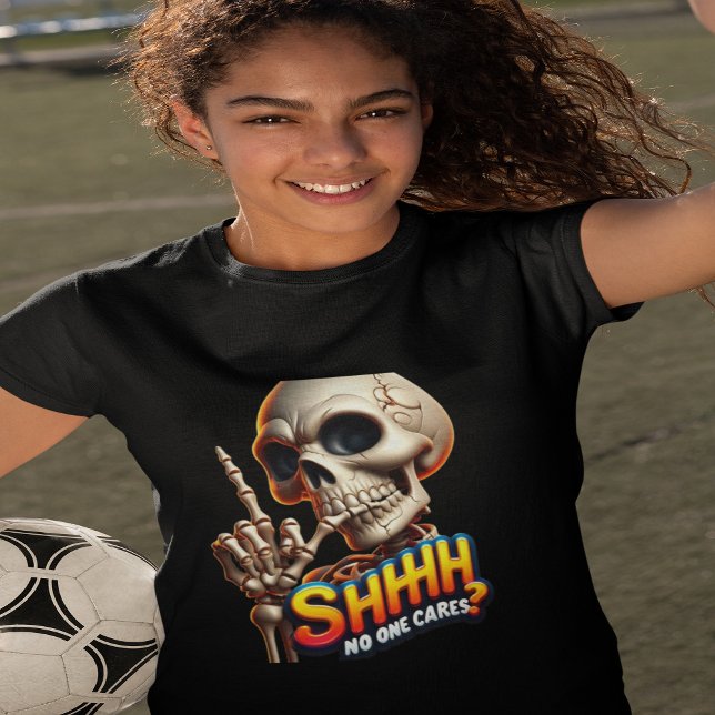 Camiseta SHHH. Ninguém Cheira A Mensagem De Assombração (Criador carregado)