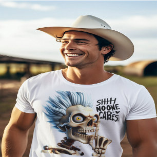 Camiseta SHHH. Ninguém Se Preocupa Com O Fantasma