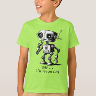 Camiseta Shhh Robot... estou processando