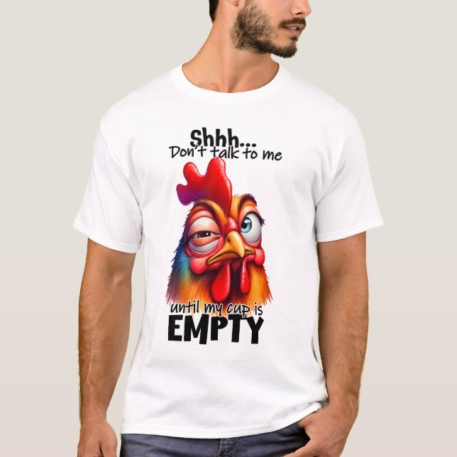Camiseta Shhhh...Não fale comigo! (Frente)