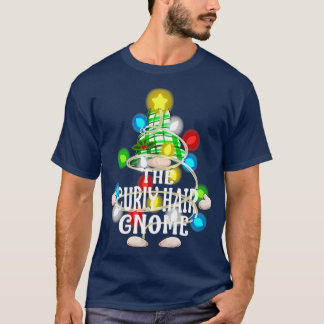 Camiseta Shi, Família de Felizes de Natal do Hair Curly Gno