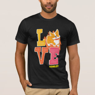 Camiseta Shiba Inu ama cores bonitas