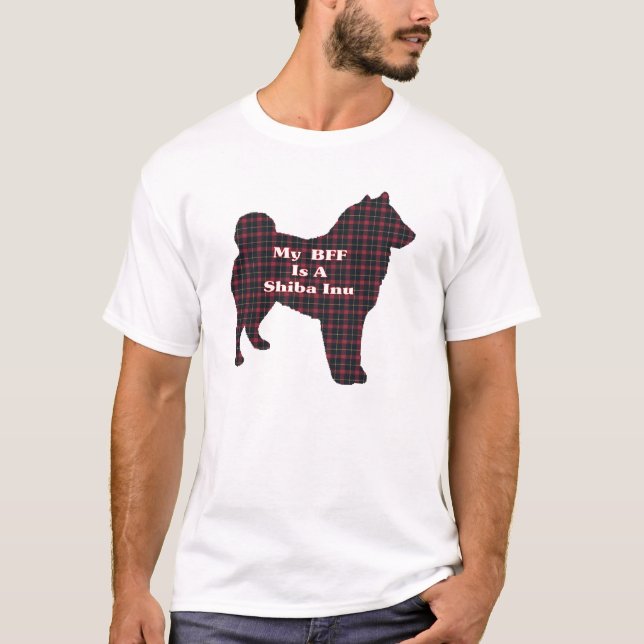 Camiseta Shiba Inu BFF Roupa (Frente)