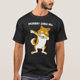 Camiseta Shiba Inu Bonito Para Mulheres Mãe Japão Raça Anim